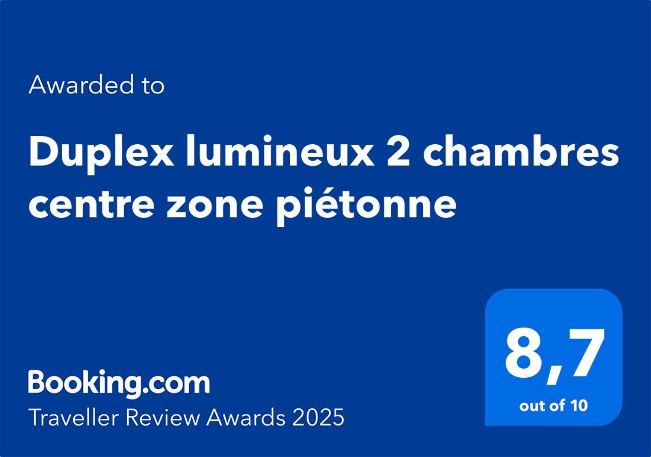 Duplex Lumineux 2 Chambres Centre Zone Pietonne 瓦朗斯 外观 照片