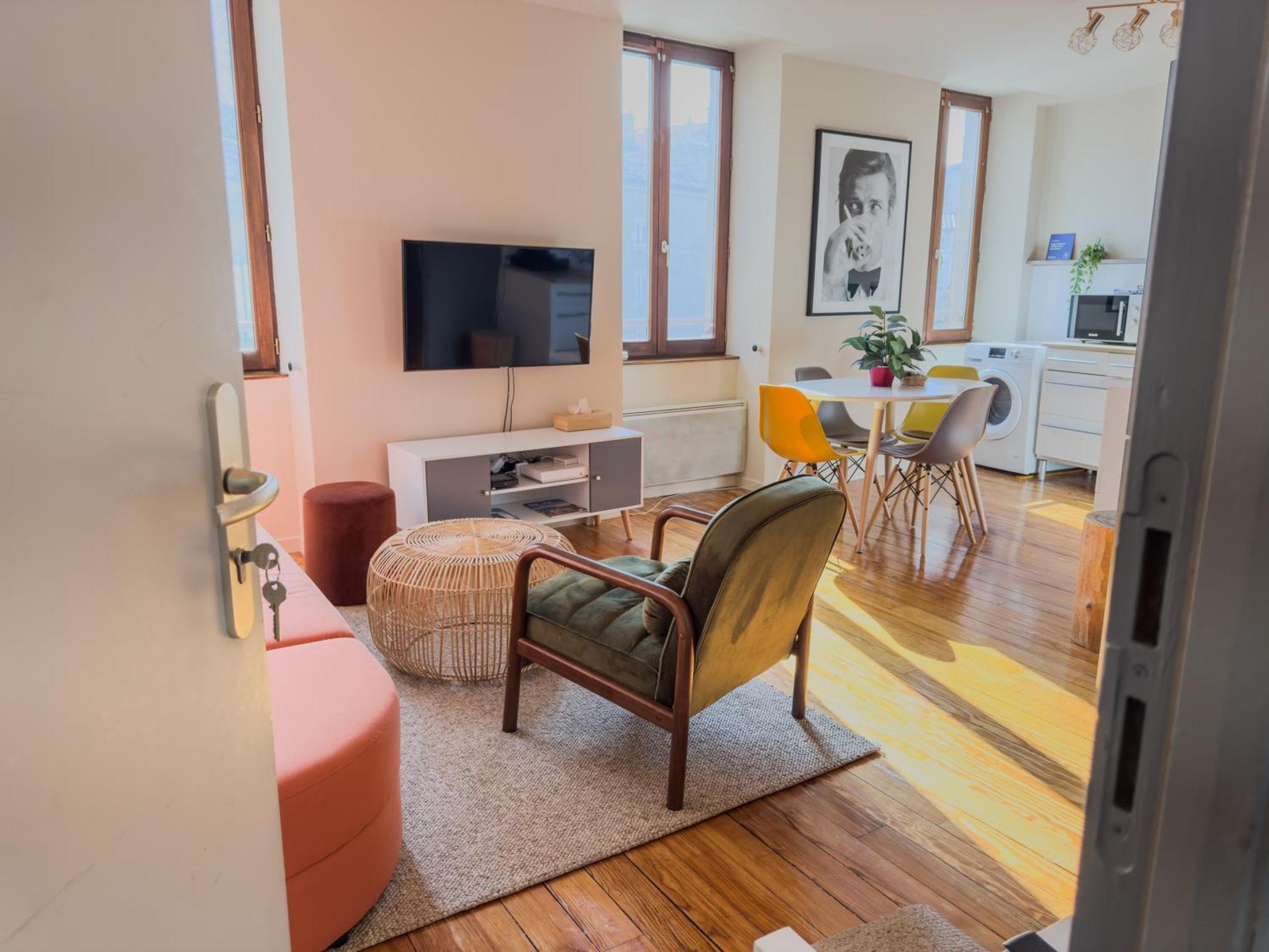 Duplex Lumineux 2 Chambres Centre Zone Pietonne 瓦朗斯 外观 照片